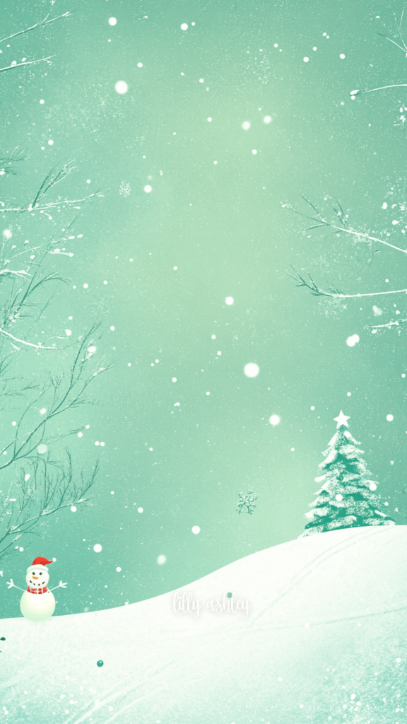 Wintergreen Snowmen: Free Winter Phone Wallpapers & Matching Watch